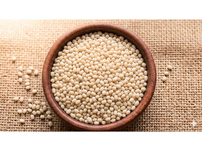 White Urad Dal Whole Grain Food Grade Household Use