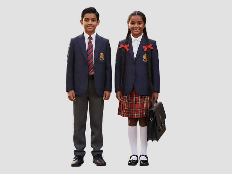 Kids School Uniform Set For Daily Classroom Wear