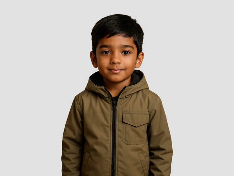 Kids Winter Jacket Outerwear For Cold Weather Use