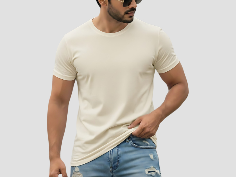 Men’s Cotton T-Shirt Casual Wear For Everyday Comfort