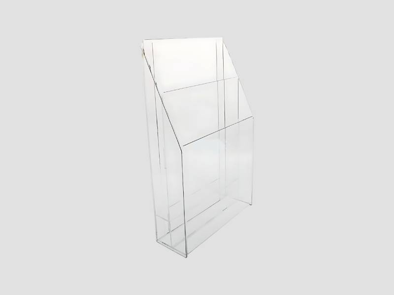 Acrylic Pamphlet and Envelope Holder for Office Desk Organization