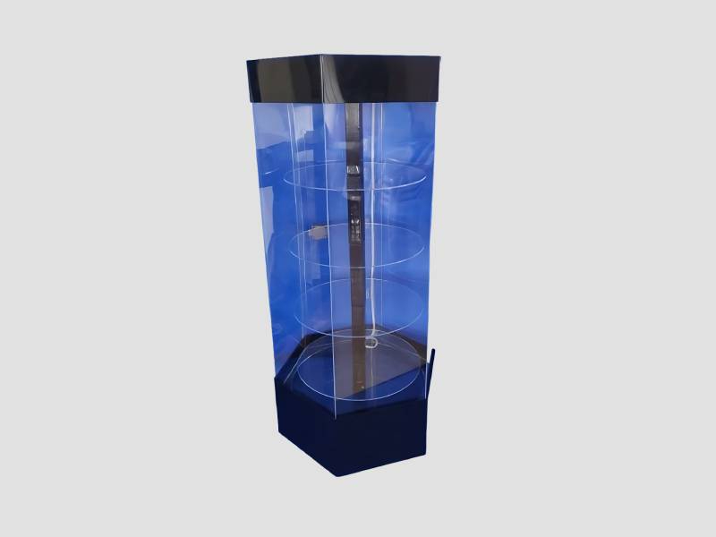 Acrylic Rotating Jewellery Display Stand for Multi-Angle Viewing and Display