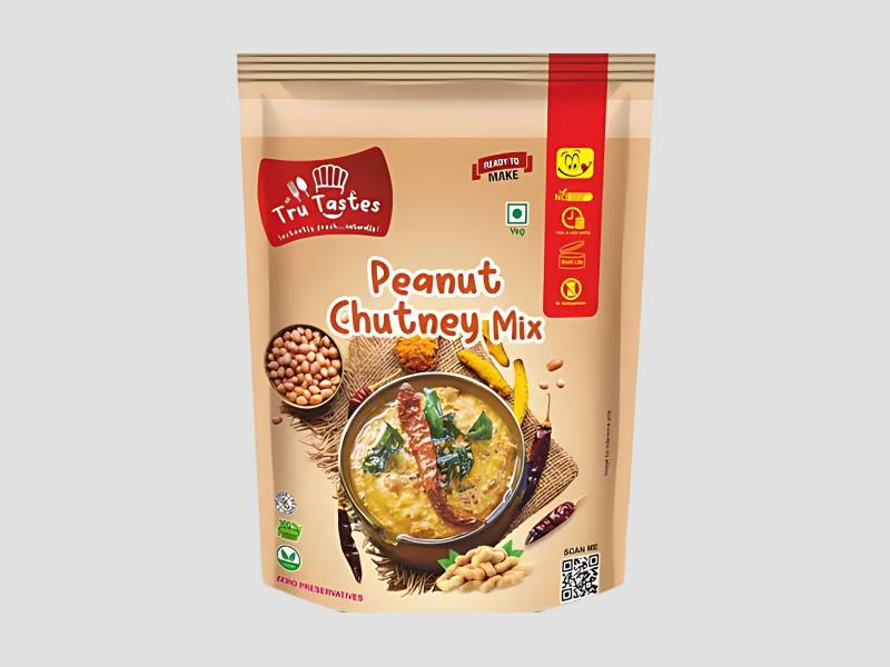 Peanut Chutney Mix Instant Blend For Retail Distribution