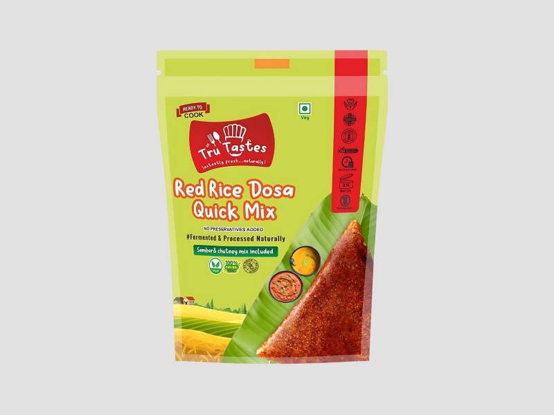 Red Rice Dosa Mix Nutritious Variant For Retail Supply