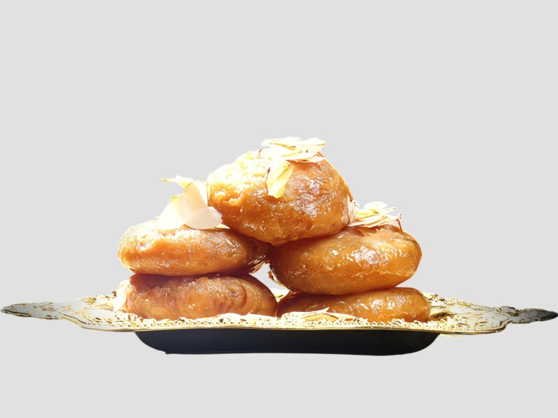 Traditional Balushahi Sweet Made from Refined Flour With Sugar Syrup For Festive And Retail Use