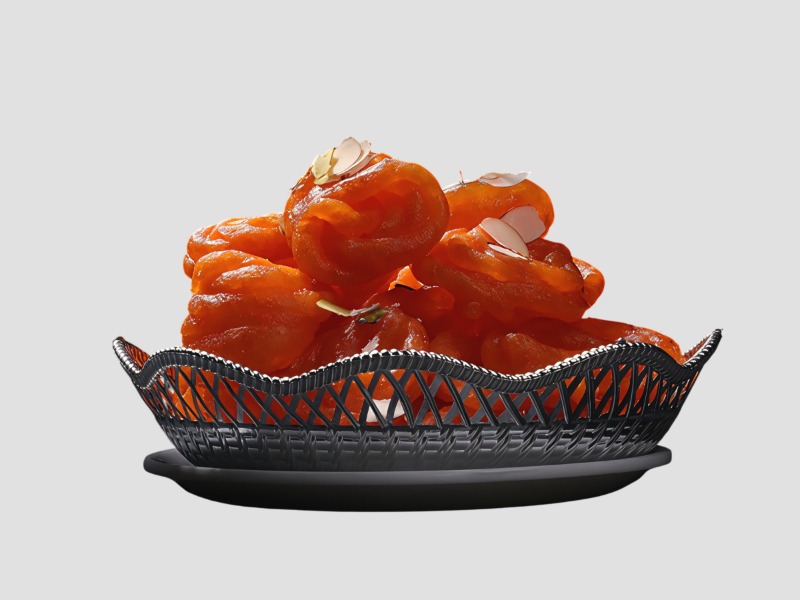 Traditional Jalebi Sweet Made from Refined Flour With Sugar Syrup For Festive And Retail Use