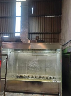 10FT Width Wet Type Paint Booth For Painting