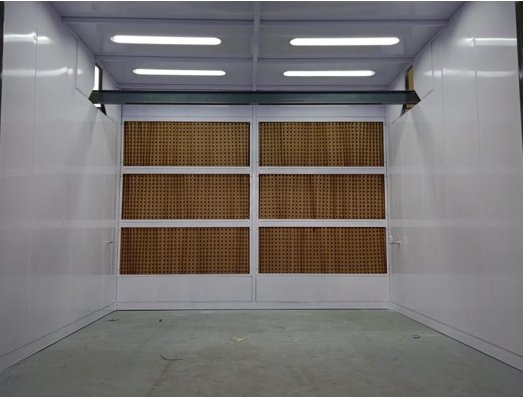 12FT Width Dry Type Paint Booth For Large Parts Painting