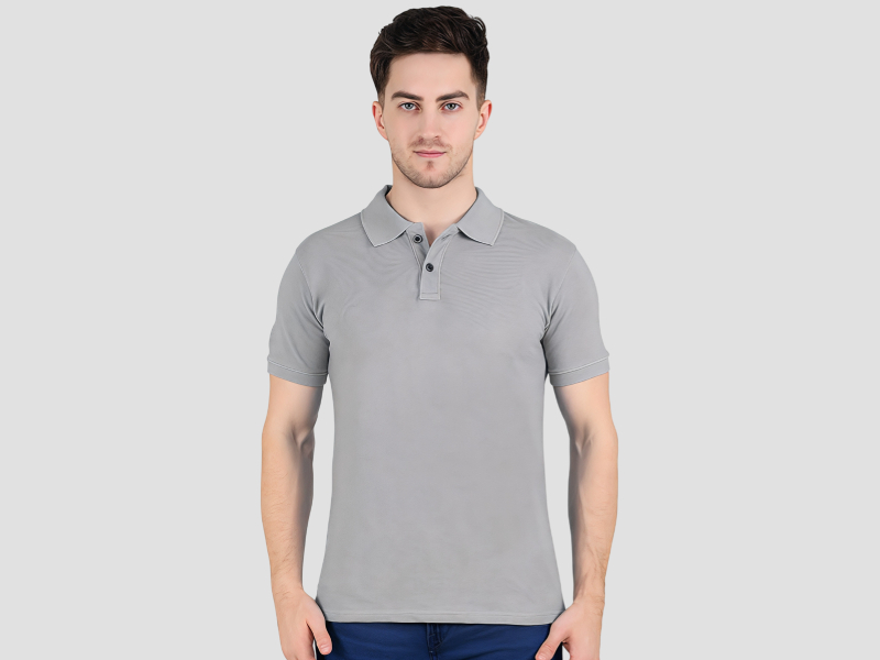 Mens Polo T Shirt Cotton Collared Casual Wear