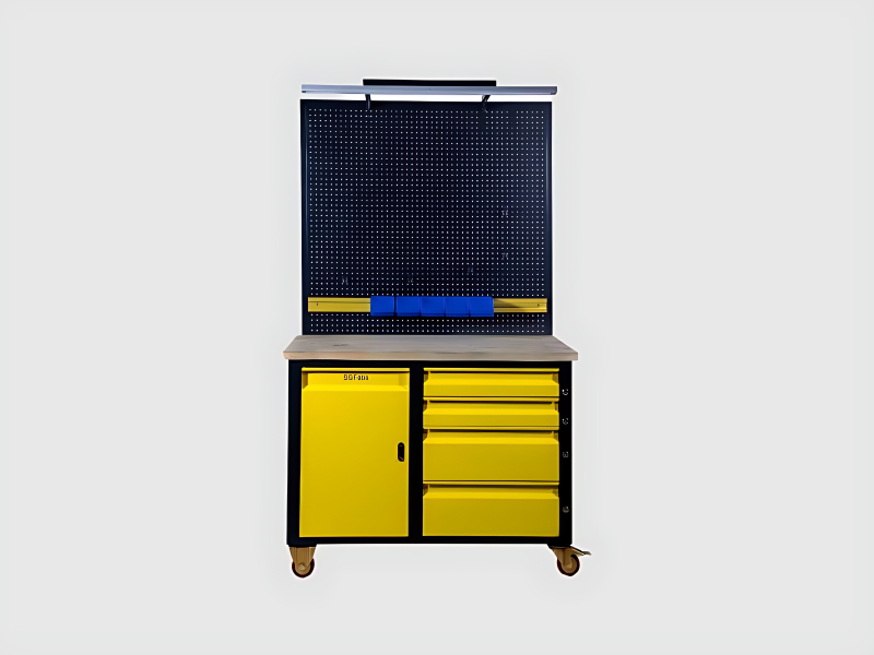 Work Bench With Tool Board