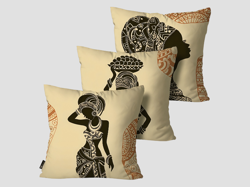 Warli Art Printed Pillow Cover