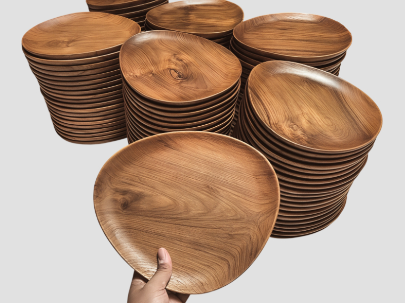 Wooden Dinner Plates