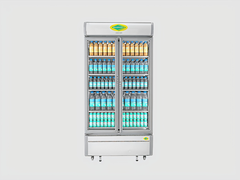 SRC1005HC-GL Double Door Visi Cooler For Large Display
