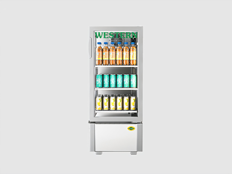 SRC200HC-GL Single Door Visi Cooler For Beverage Display