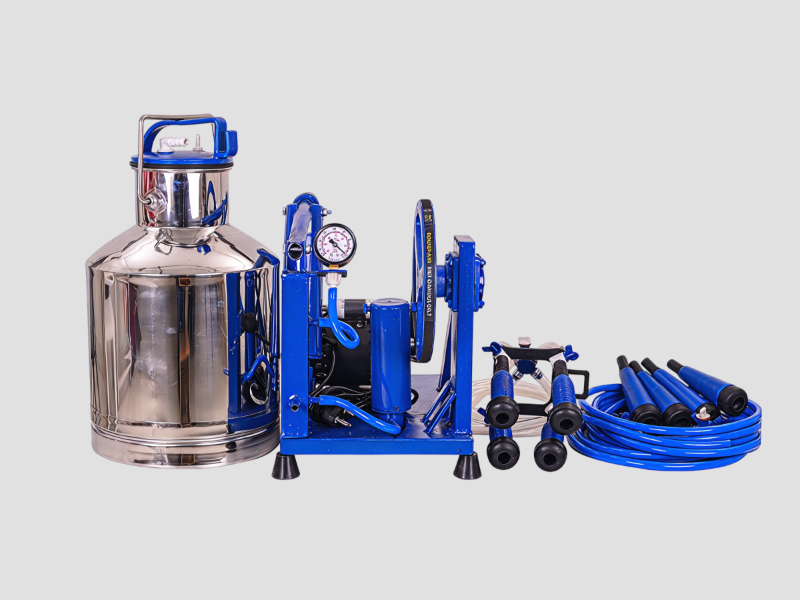 Motor Attached Manual Milking Machine