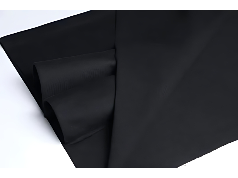 Black Loop Knitted Fabric