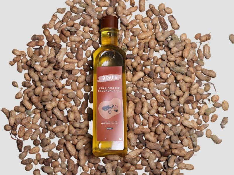 Aram Cold Pressed Groundnut Oil Pure For Culinary Use