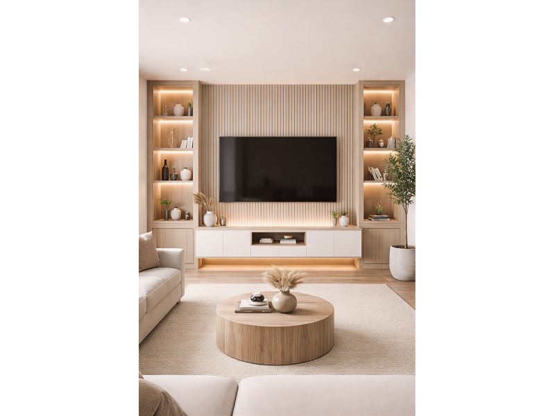Fluted Frame Display Unit