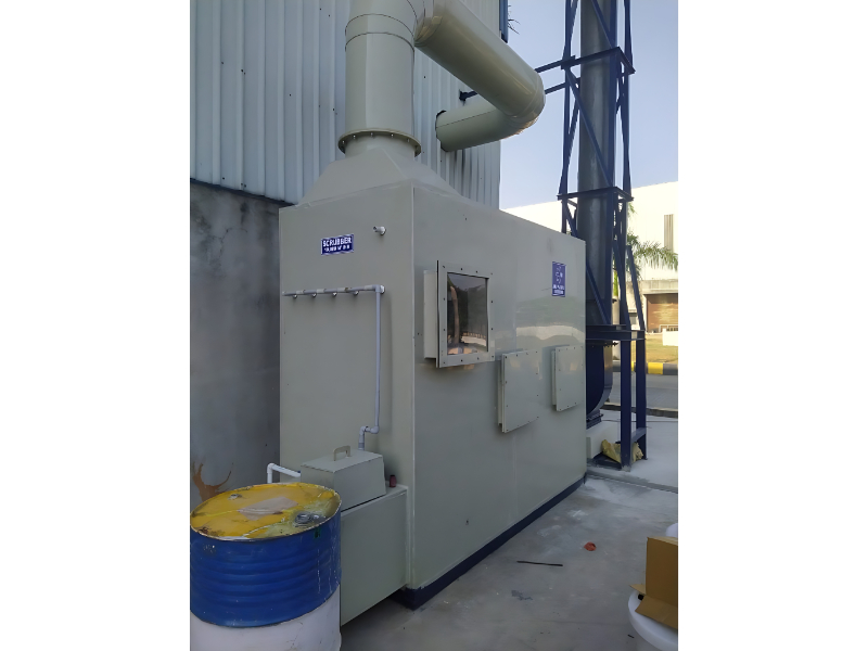High Capacity Exhaust Gas Scrubber System For Industrial Emissions