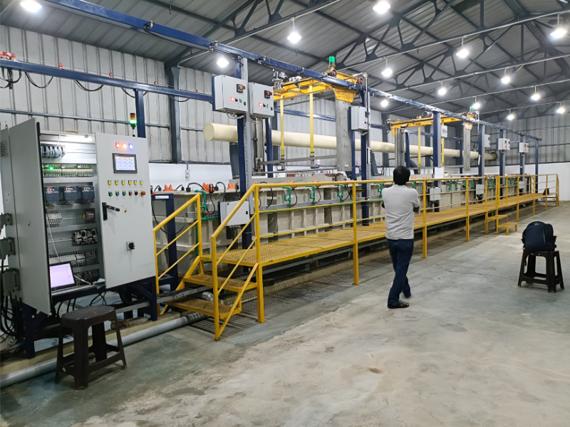 Rectangular Chemical Processing Tank PP Fabricated Industrial