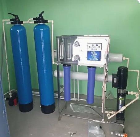  Industrial RO Plant 500 LPH Dual FRP System