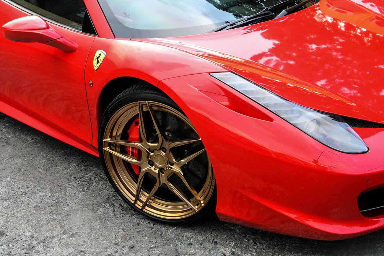 ADV.1 Bronze on Ferrari 458 
