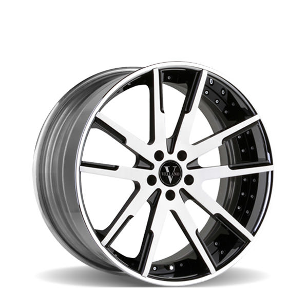 Concave VKU Brushed Gloss Black w/ Chrome Lip