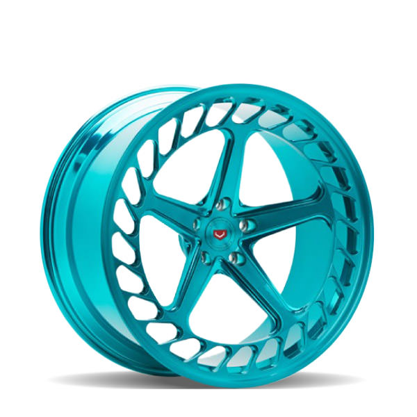 LC2-A2 Full Polish Brushed Face Deco Teal