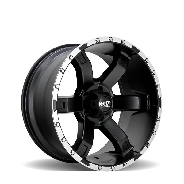 MO967 Satin Black w/ Machined Flange