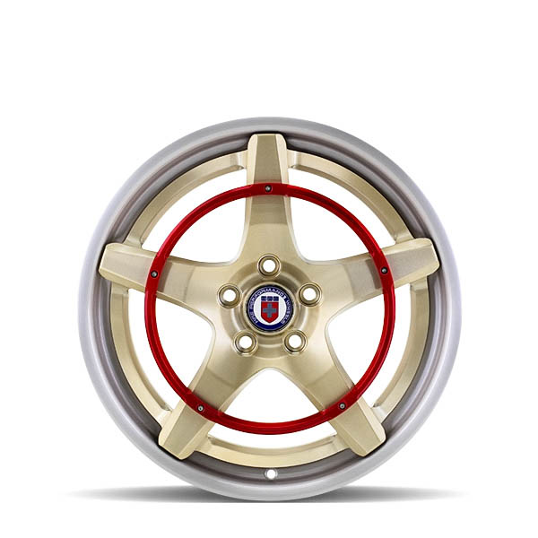 Recoil Brushed Gold w/ Ring Brushed Red 18 - Detail