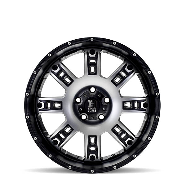 Riot Matte Black Machined 20 - Detail