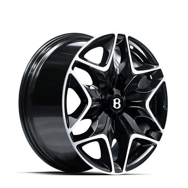 SPLIT 6 diamond cut on gloss black