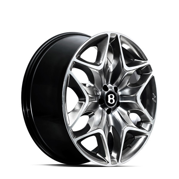 SPLIT 6 diamond cut on shadow chrome