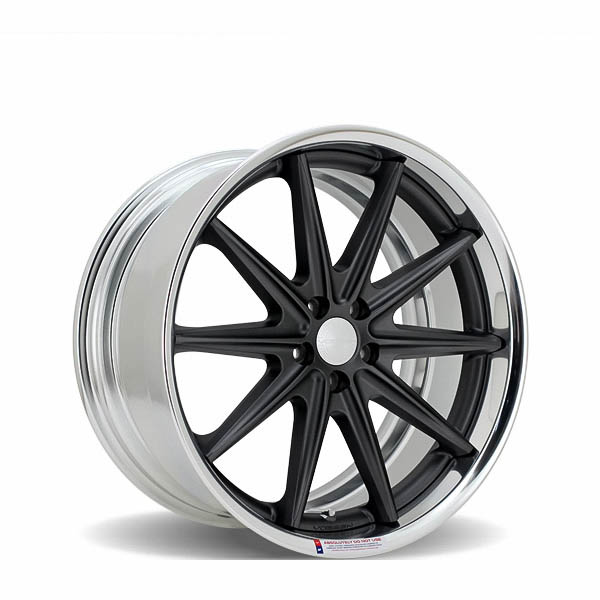 VWS-1 Matte Gunmetal Polished Anodized Lip 19