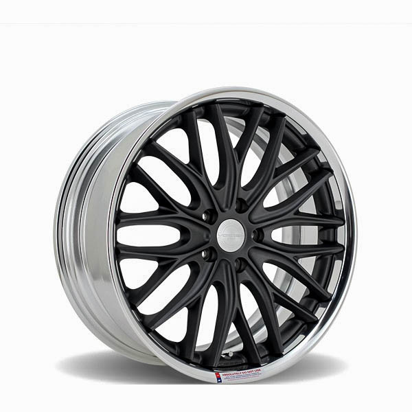 VWS-2 Matte Gunmetal Polished Anodized Lip 19