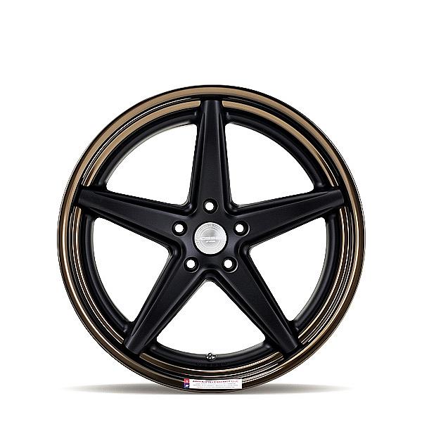 VWS3 Matte Black w/ Gloss Bronze Anodized 20"