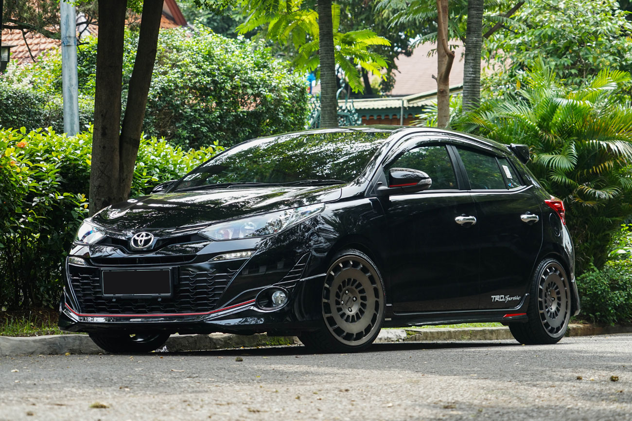 Yaris TRD Sportivo with Rotiform CCV 