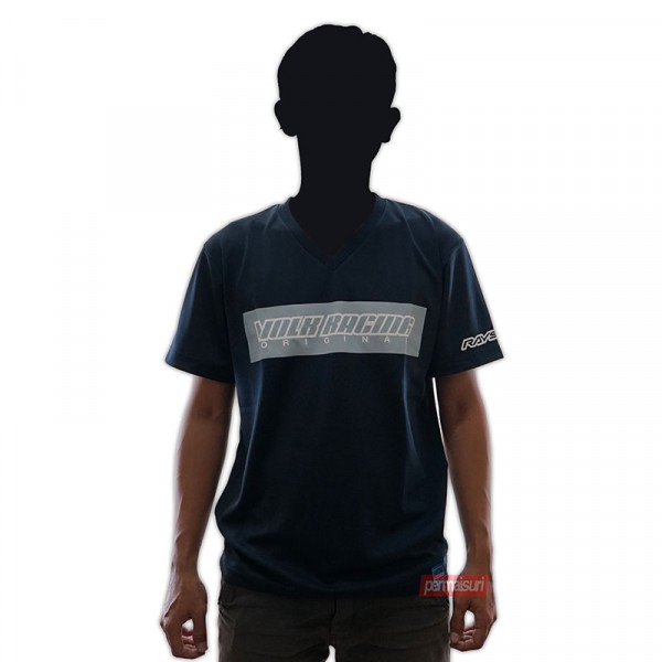 T Shirt Rays Volk Racing Official Gear Navy - Detail