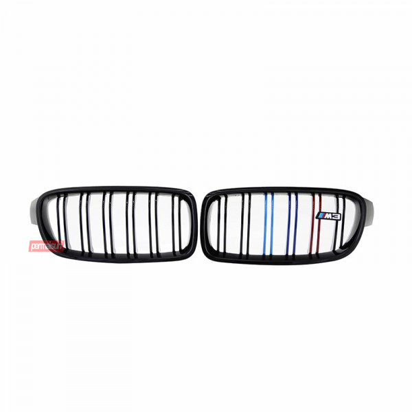 Grille F30 Three Color Dual Slat Style M3 - Detail