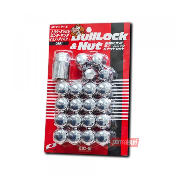 KYO-EI 0651 BullLock & Nut Set Mur - Chrome