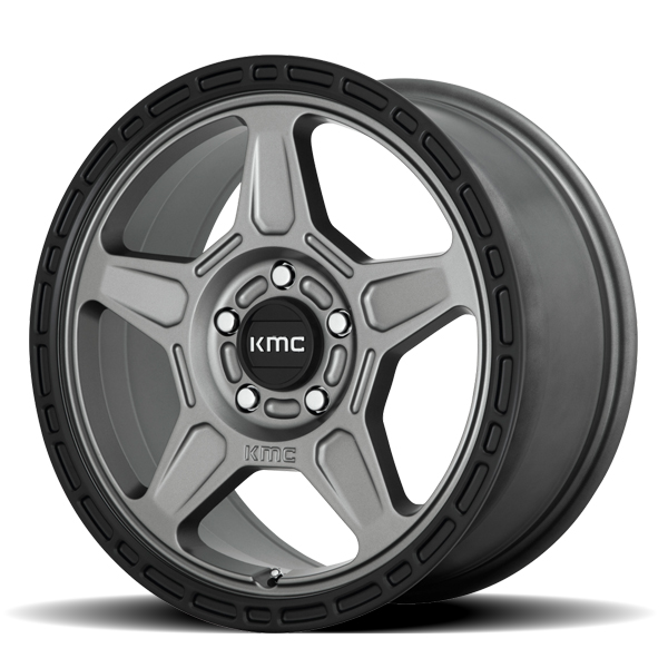 KM721 ALPINE Satin Gray With Black Lip