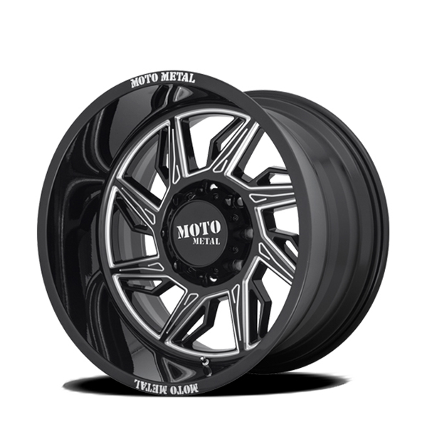 MO997 Hurricane Gloss Black Milled Left Directiona