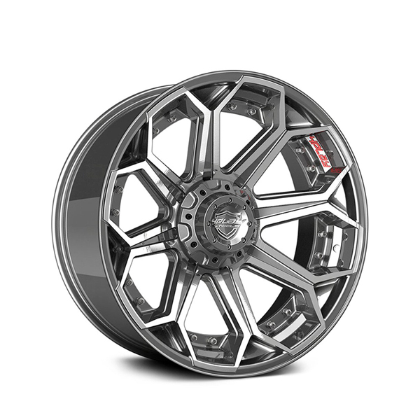 4P80R Gunmetal with Brushed Face 