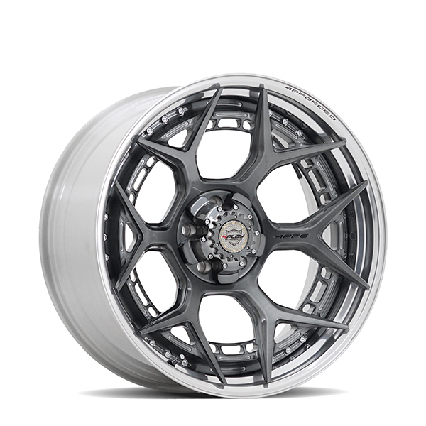 4PF6 Brushed W/ Tinted Clear Polished 22