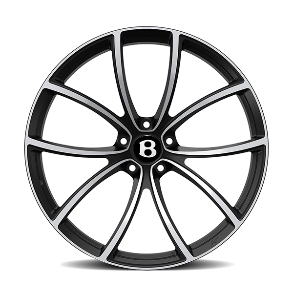 Type 54 Forged Diamond Cut/Satin Black - Detail