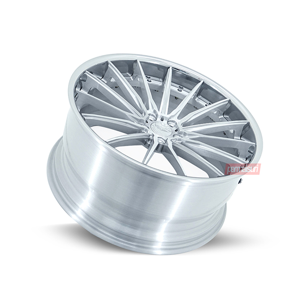 Facewheels FW2011 | Gloss Brushed Silver with High - Detail