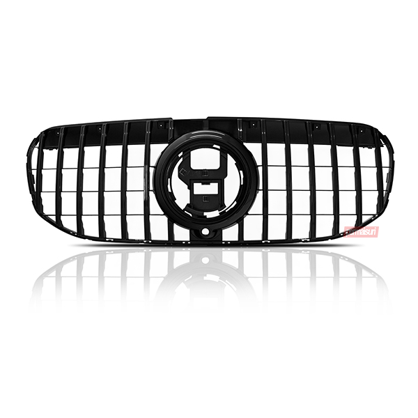 Grille Mercedes Benz GLS X166 Style GTR Black - Detail