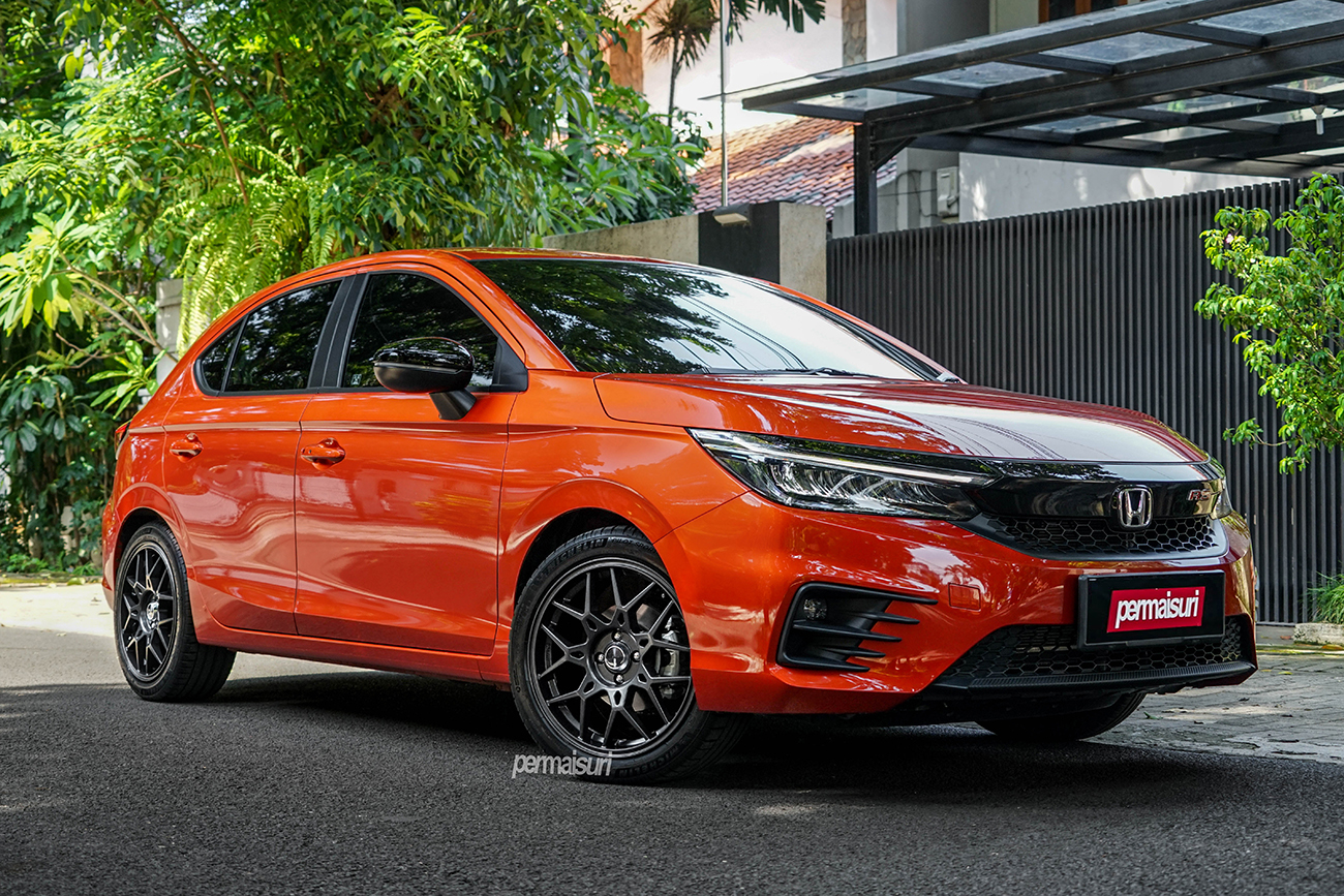 Enkei Performance PDC on Honda City Hatchback