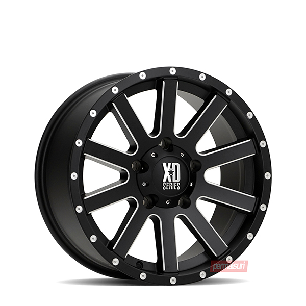 Heist XD818 | Satin Black Milled 18