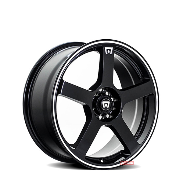 PENTA | Gloss Black Machined Flange 18